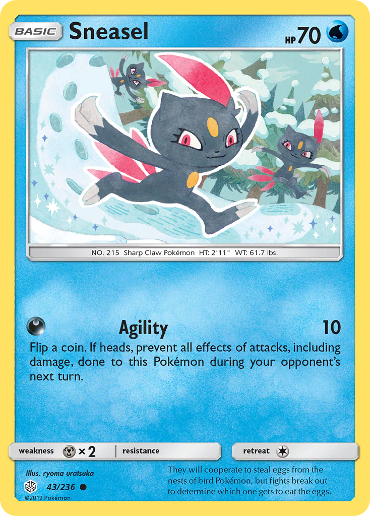 Sneasel (43/236) - Cosmic Eclipse (CEC)