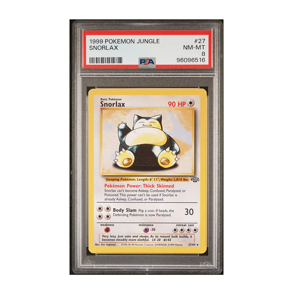 Snorlax (27) - [Graded PSA 8] Jungle (JU)