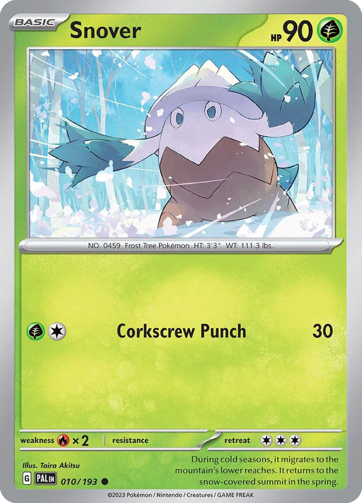Snover (10/193) - Paldea Evolved (PAL)