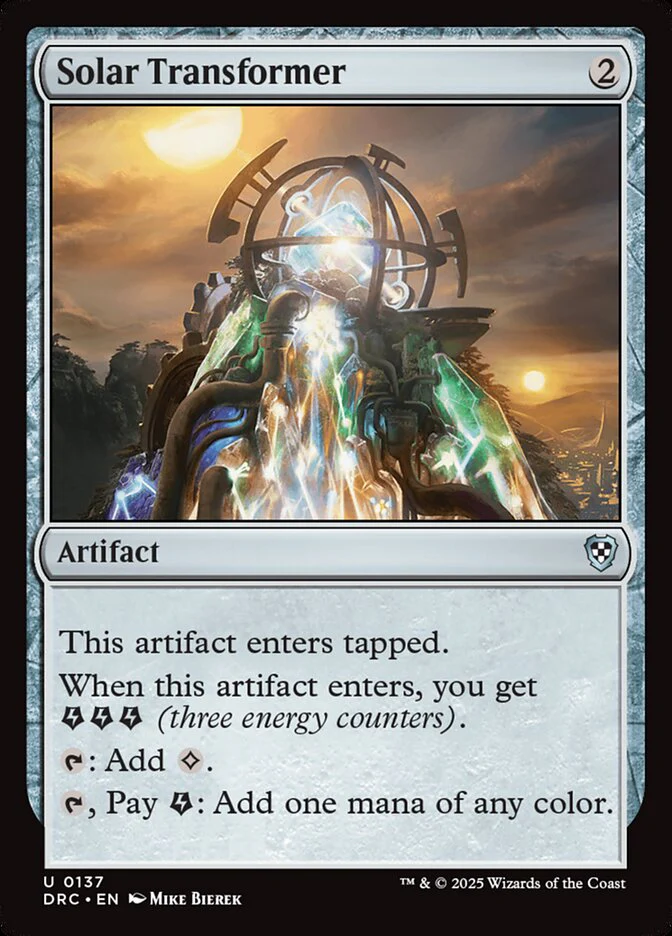 Solar Transformer - Aetherdrift Commander (DRC)