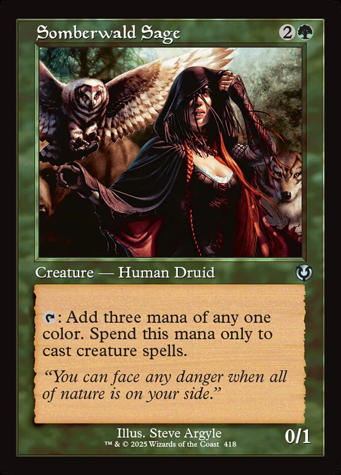 Somberwald Sage - [Retro Frame] Innistrad Remastered (INR)