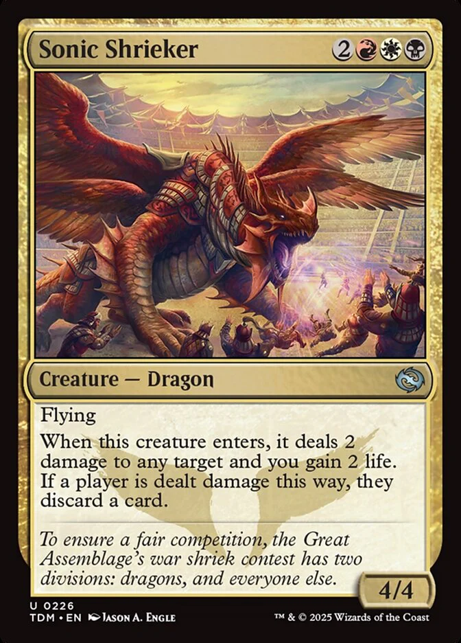 Sonic Shrieker (226) - [Foil] Tarkir: Dragonstorm (TDM)