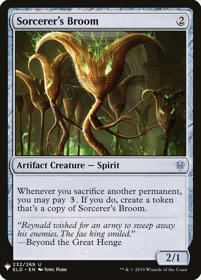 Sorcerer's Broom - The List (PLST)