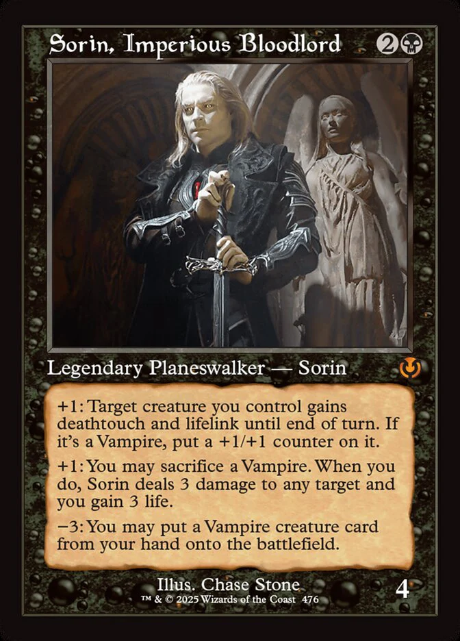 Sorin, Imperious Bloodlord - [Foil, Retro Frame] Innistrad Remastered (INR)