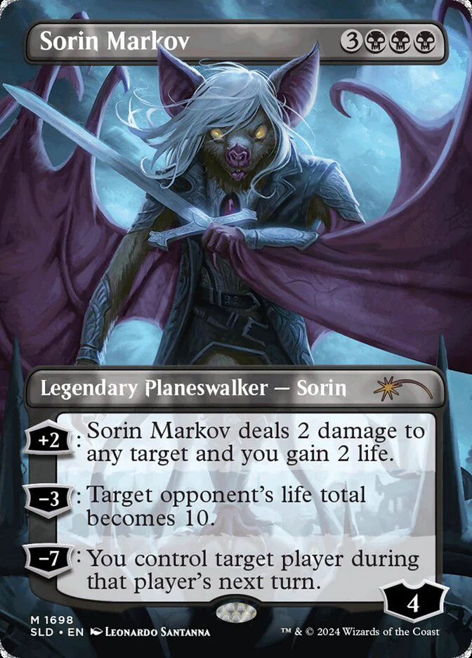 Sorin Markov (1698) - [Foil, Borderless] Secret Lair Drop (SLD)