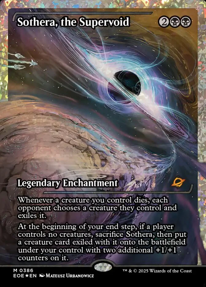 Sothera, the Supervoid (386) - [Foil, Showcase] Edge of Eternities (EOE)