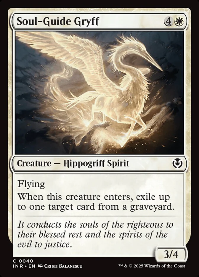 Soul-Guide Gryff - [Foil] Innistrad Remastered (INR)