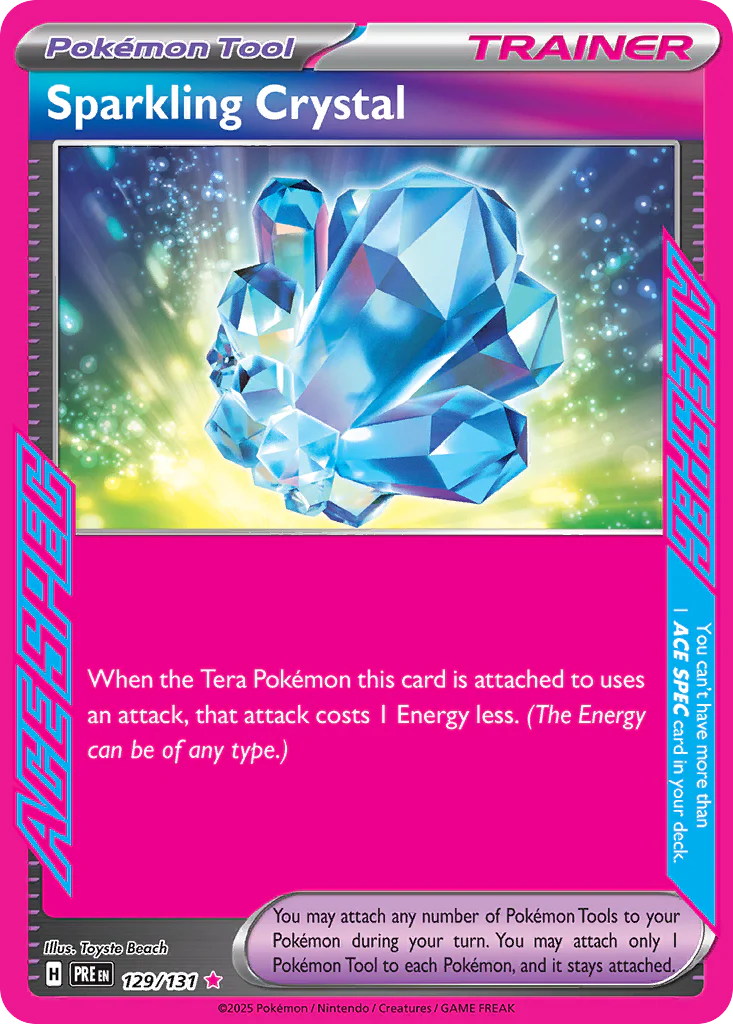 Sparkling Crystal (129/131) - [ACE SPEC] Prismatic Evolutions (PRE)