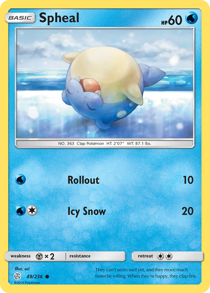 Spheal (49/236) - [Reverse Holo] Cosmic Eclipse (CEC)
