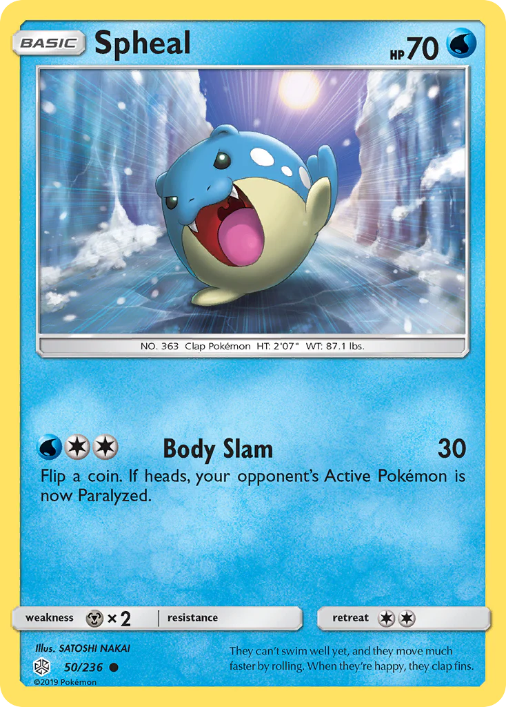 Spheal (50/236) - [Reverse Holo] Cosmic Eclipse (CEC)