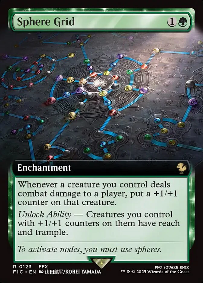 Sphere Grid (123) - [Extended Art] Final Fantasy Commander (FIC)