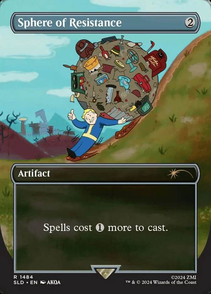 Sphere of Resistance (1484) - [Borderless] Secret Lair Drop (SLD)