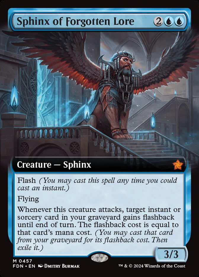 Sphinx of Forgotten Lore - [Extended Art] Foundations (FDN)