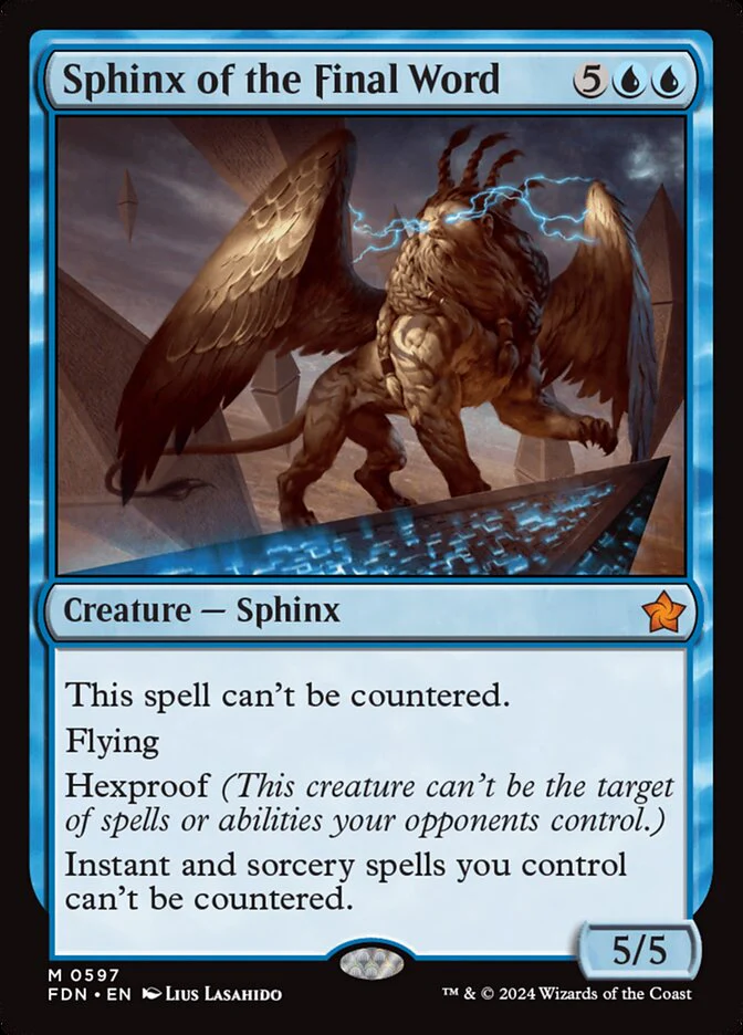 Sphinx of the Final Word - Foundations (FDN)