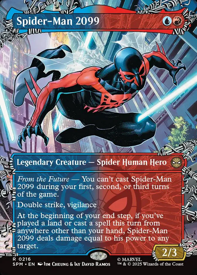 Spider-Man 2099 (216) - [Foil, Showcase] Marvel's Spider-Man (SPM)