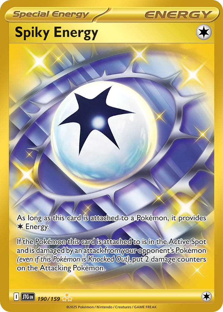 Spiky Energy (190/159) - [Gold Holo] Journey Together (JTG)