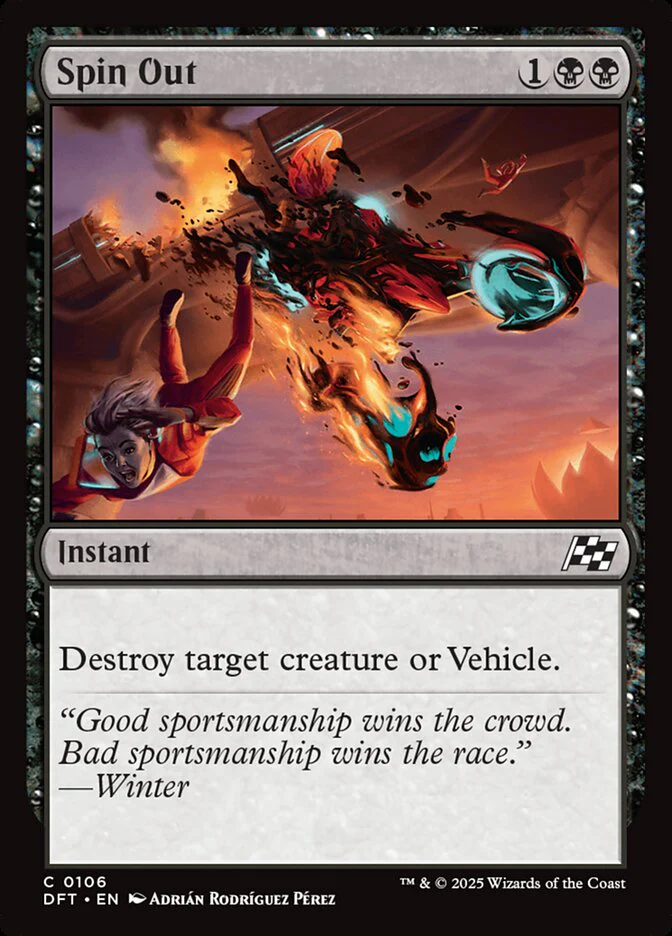 Spin Out - [Foil] Aetherdrift (DFT)