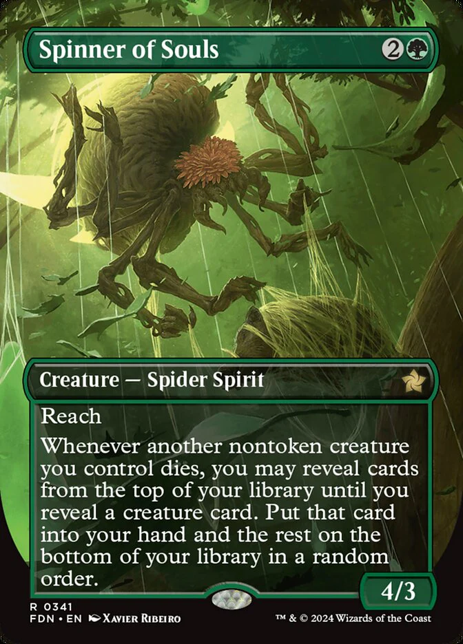 Spinner of Souls - [Foil, Borderless] Foundations (FDN)