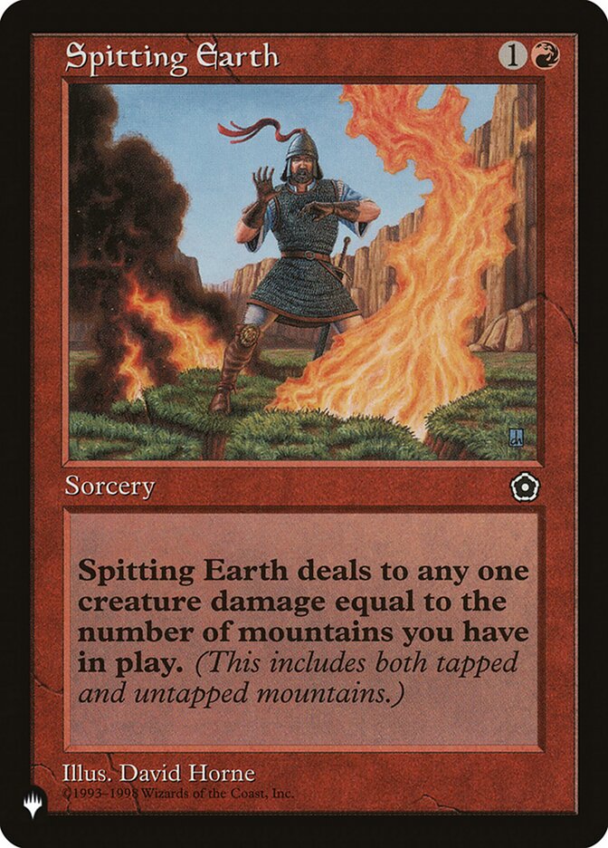 Spitting Earth - The List (PLST)