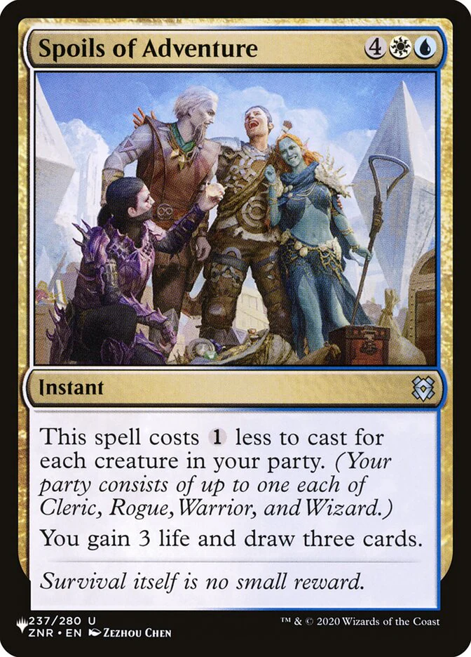 Spoils of Adventure - The List (PLST)