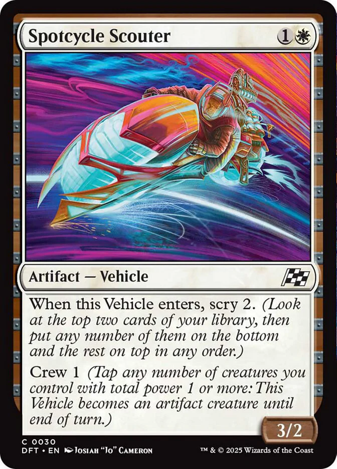 Spotcycle Scouter - [Foil] Aetherdrift (DFT)