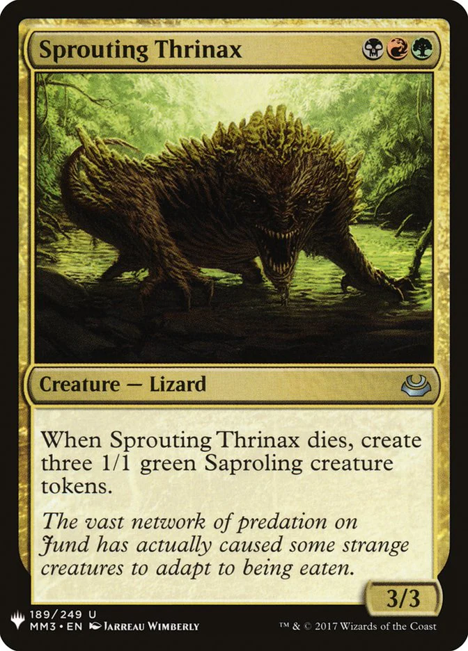 Sprouting Thrinax - The List (PLST)