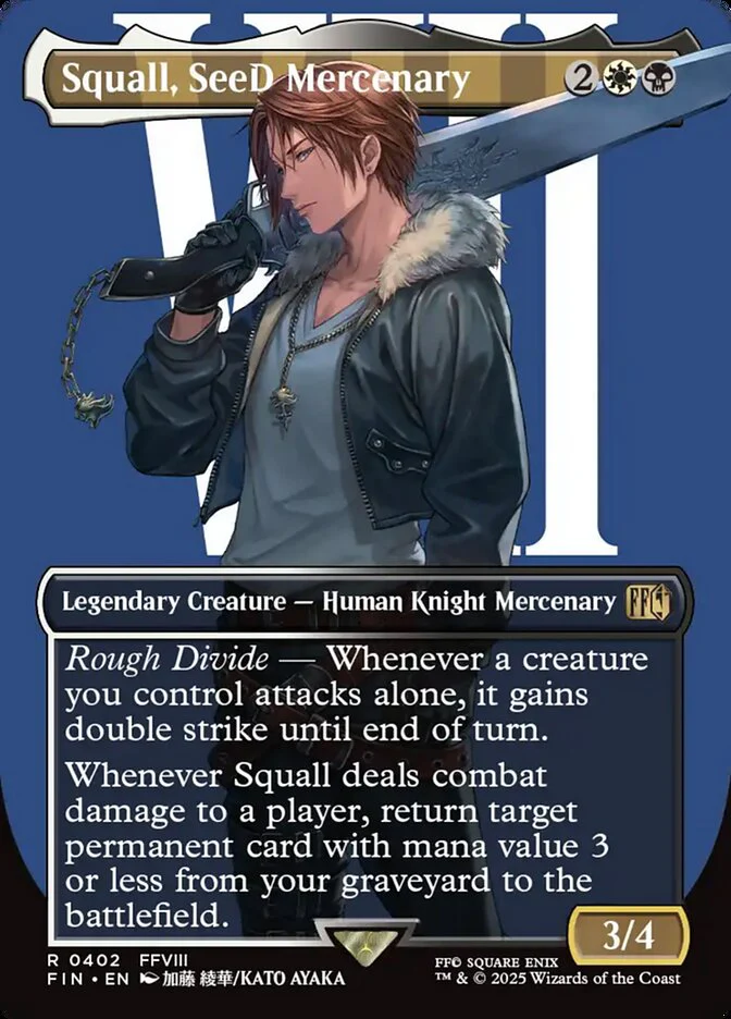 Squall, SeeD Mercenary (402) - [Borderless] Final Fantasy (FIN)