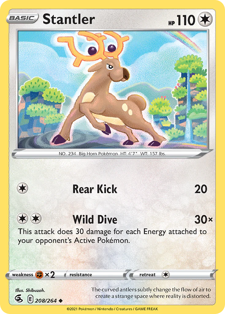 Stantler (208/264) - [Reverse Holo] Fusion Strike (FST)