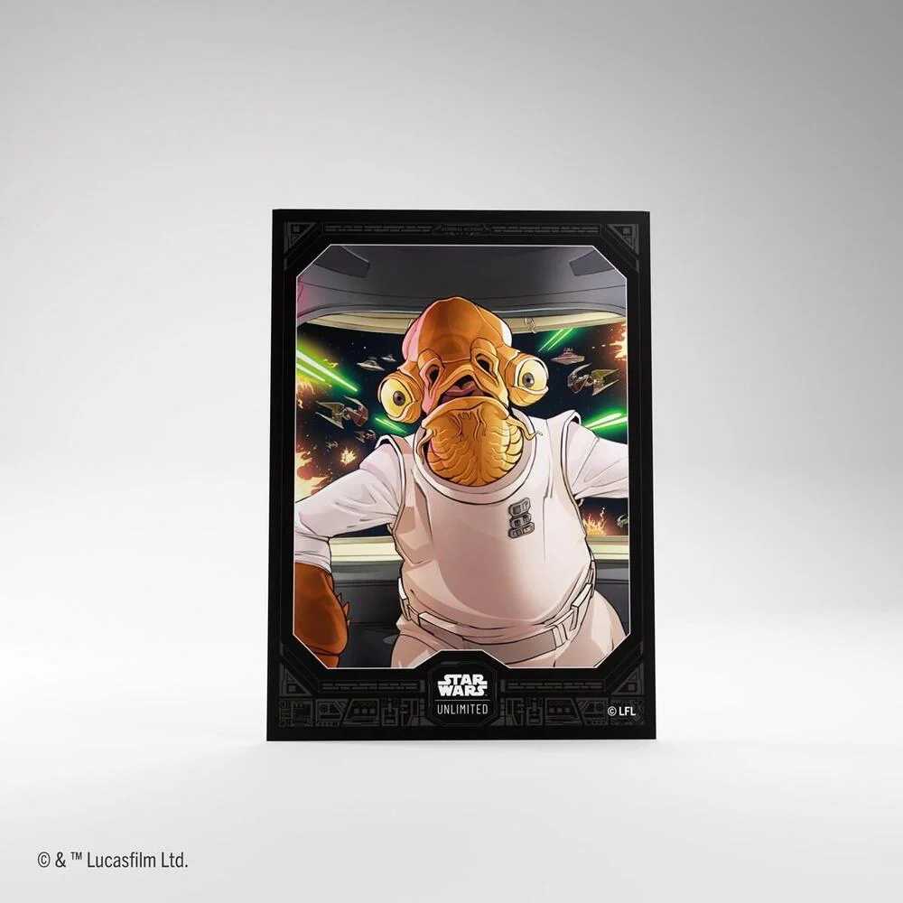 Star Wars: Unlimited Art Sleeves - Admiral Ackbar - GameGenic Card Sleeves