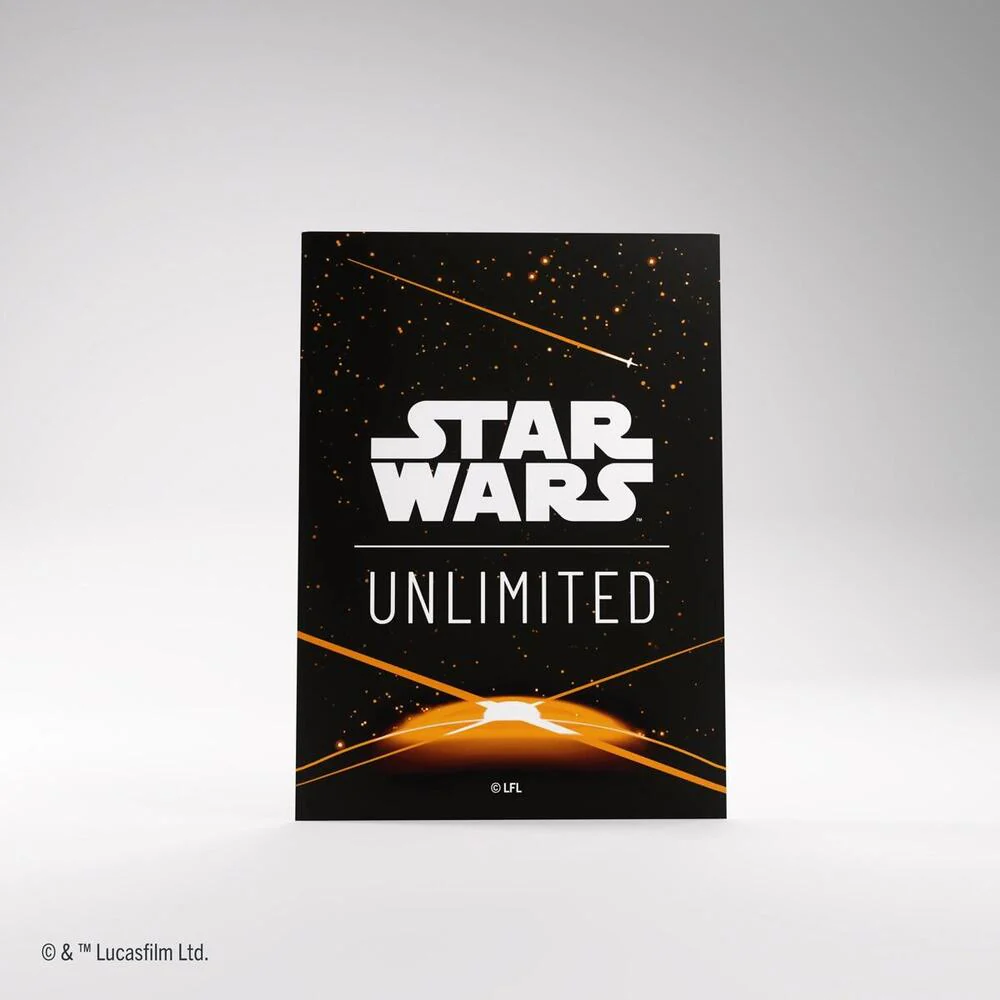 Star Wars: Unlimited Art Sleeves - Card Back Orange - GameGenic Card Sleeves