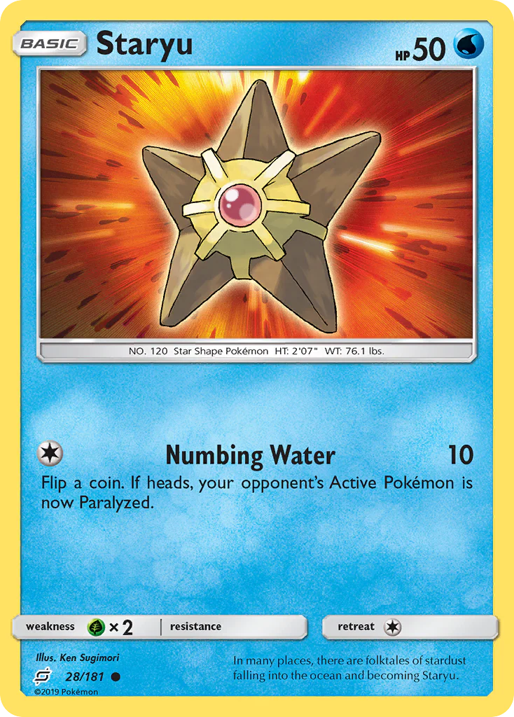 Staryu (28/181) - [Reverse Holo] Team Up (TEU)