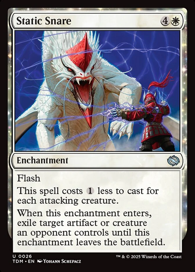 Static Snare (26) - [Foil] Tarkir: Dragonstorm (TDM)