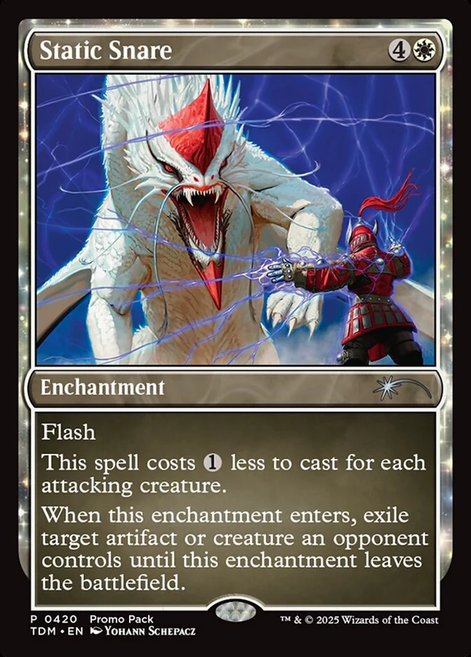 Static Snare (420) - [Foil, Promo] Tarkir: Dragonstorm (TDM)