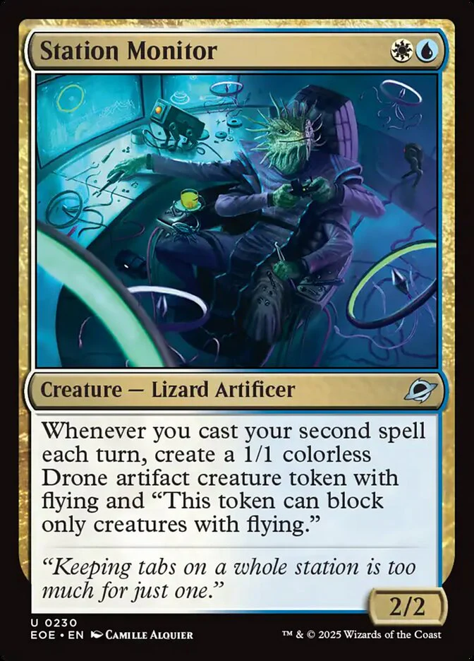 Station Monitor (230) - [Foil] Edge of Eternities (EOE)