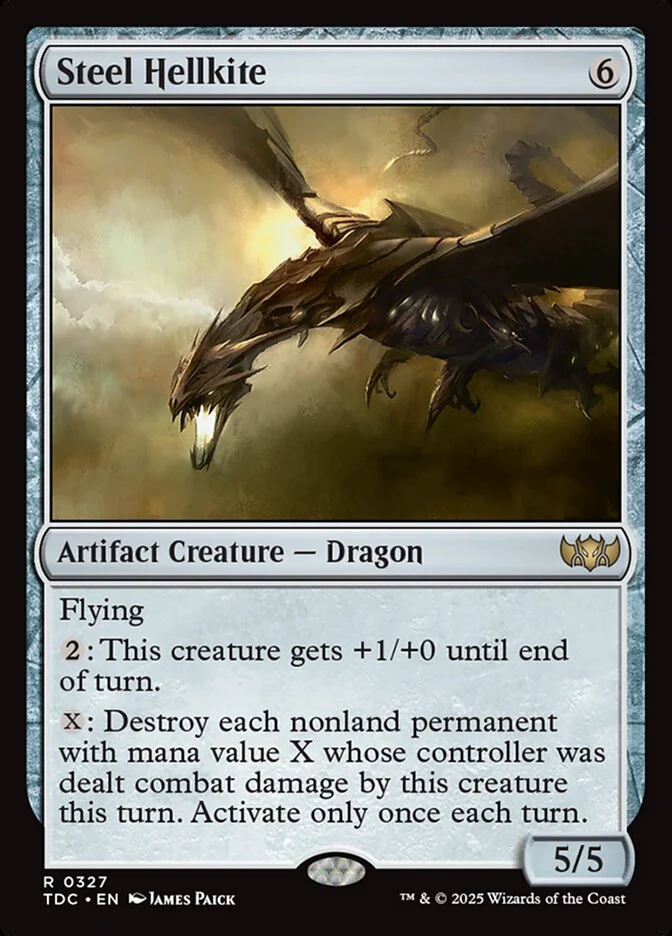 Steel Hellkite - Tarkir: Dragonstorm Commander (TDC)