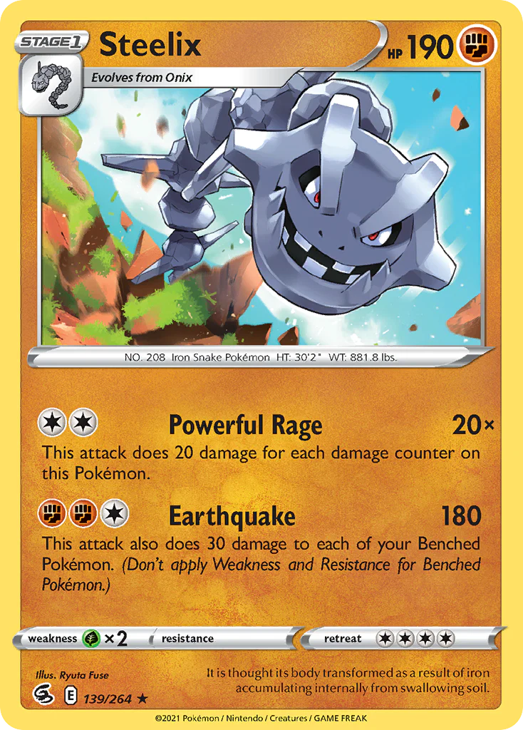 Steelix (139/264) - [Holo Foil] Fusion Strike (FST)