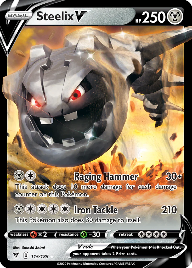 Steelix V (115/185) - [Holo Foil] Vivid Voltage (VIV)