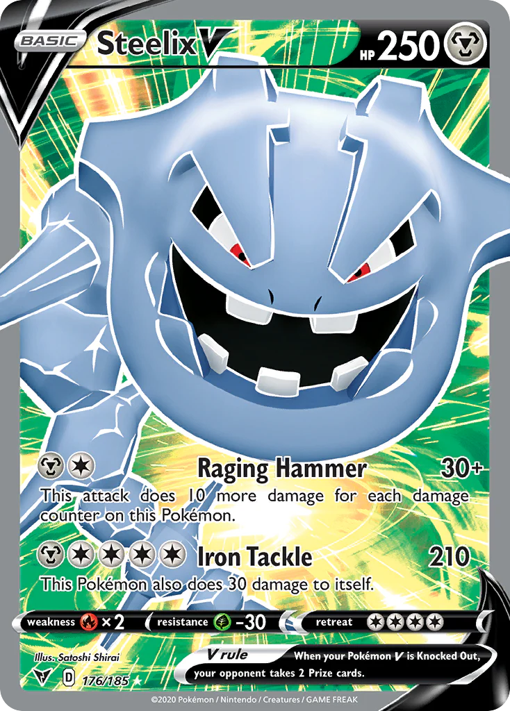 Steelix V (176/185) - [Full Art] Vivid Voltage (VIV)