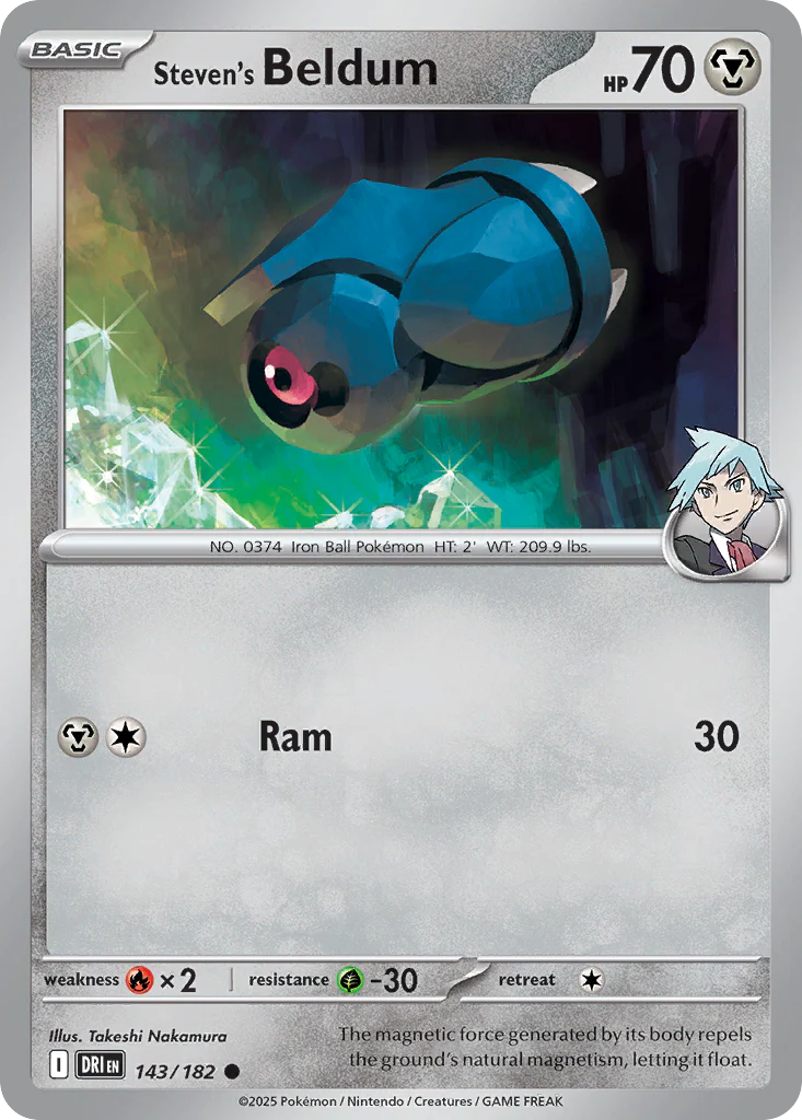 Steven's Beldum (143/182) - Destined Rivals (DRI)