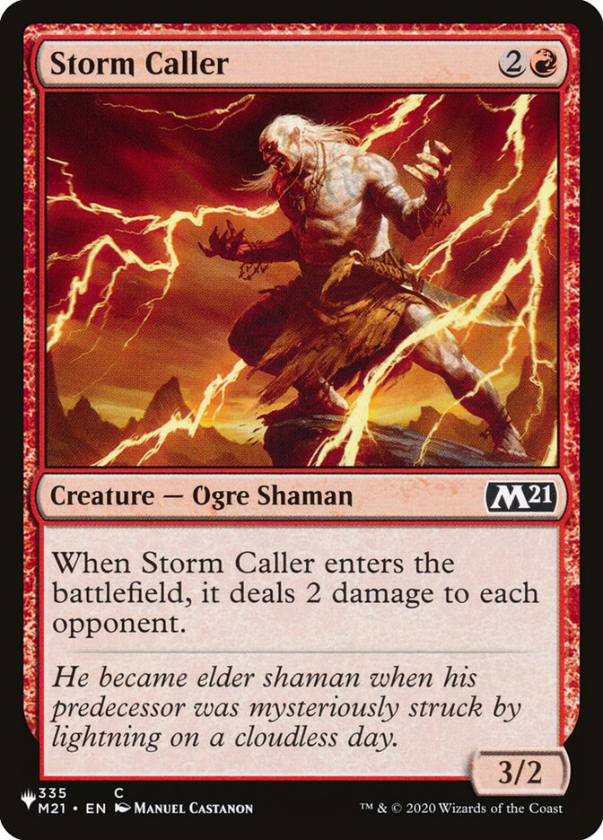 Storm Caller - The List (PLST)