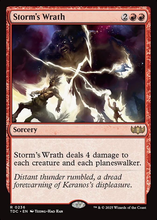 Storm's Wrath - Tarkir: Dragonstorm Commander (TDC)