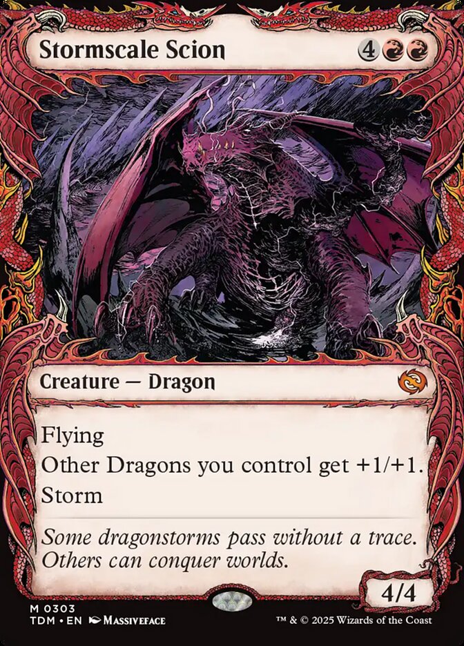 Stormscale Scion (303) - [Showcase] Tarkir: Dragonstorm (TDM)