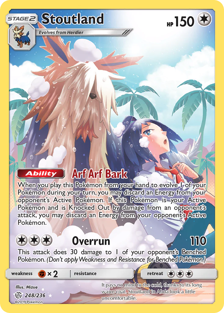 Stoutland (248/236) - [Secret Rare] Cosmic Eclipse (CEC)