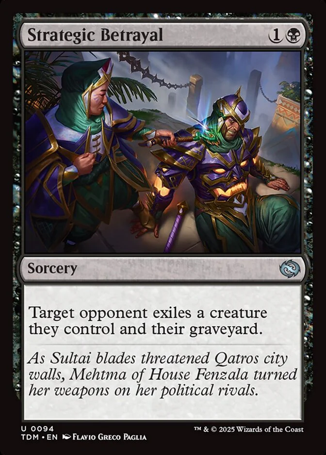 Strategic Betrayal (94) - [Foil] Tarkir: Dragonstorm (TDM)