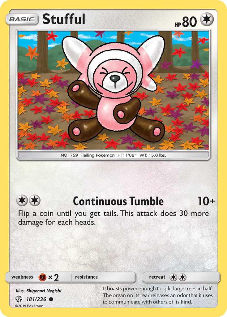 Stufful (181/236) - [Reverse Holo] Cosmic Eclipse (CEC)