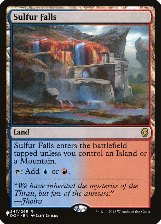 Sulfur Falls - The List (PLST)