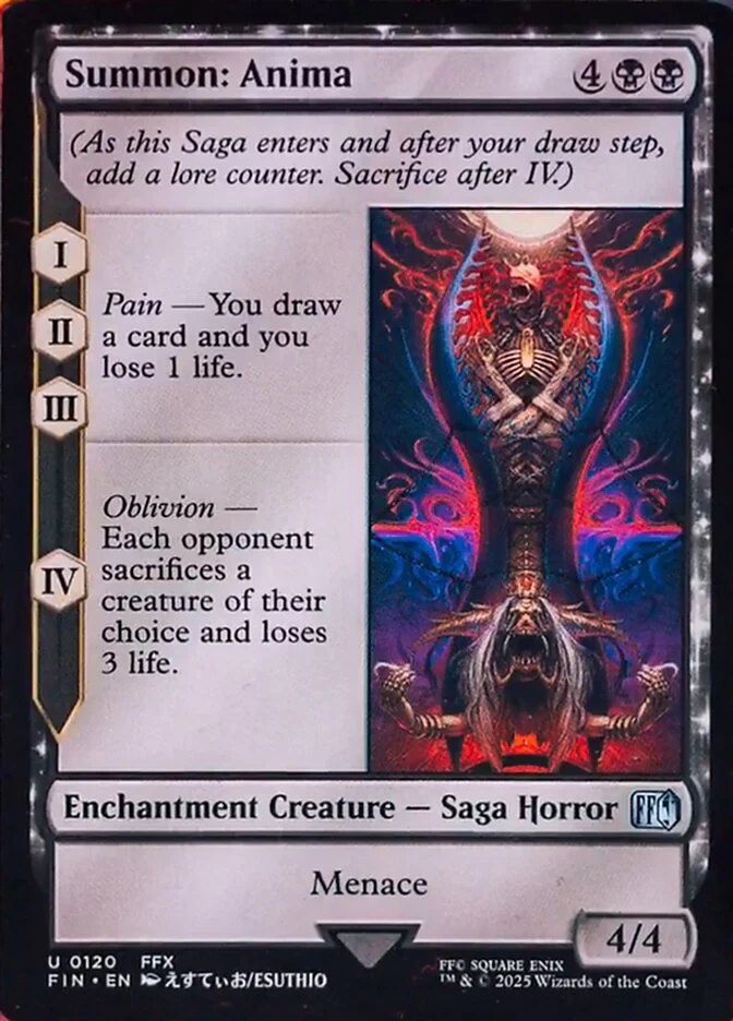 Summon: Anima (120) - [Foil] Final Fantasy (FIN)