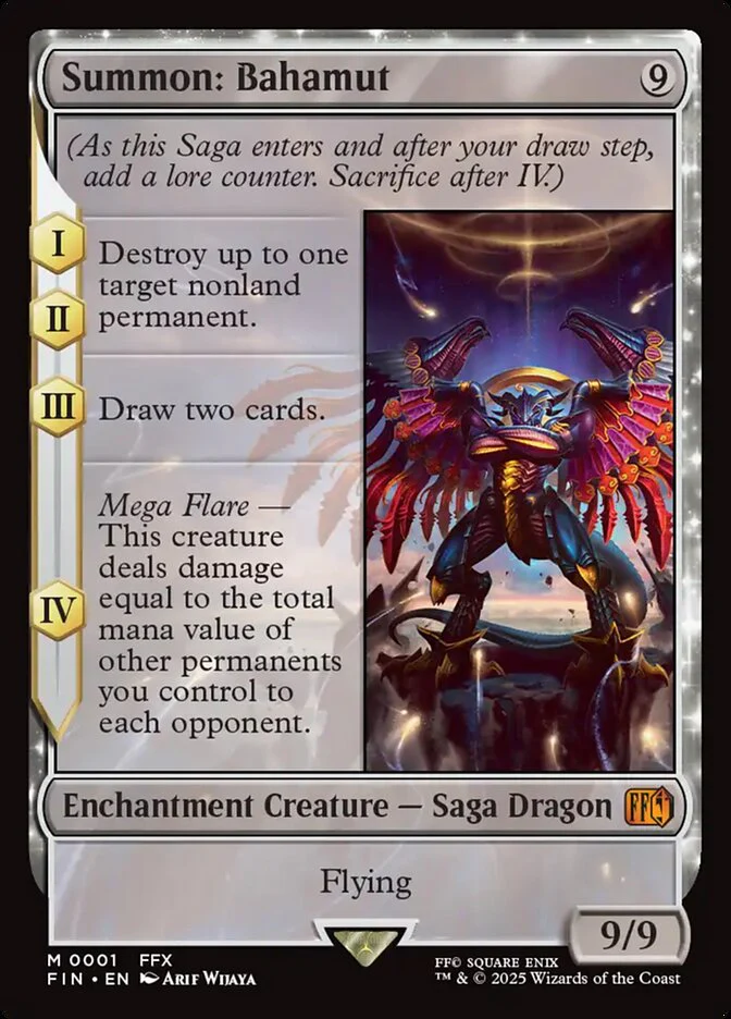 Summon: Bahamut (1) - [Foil] Final Fantasy (FIN)