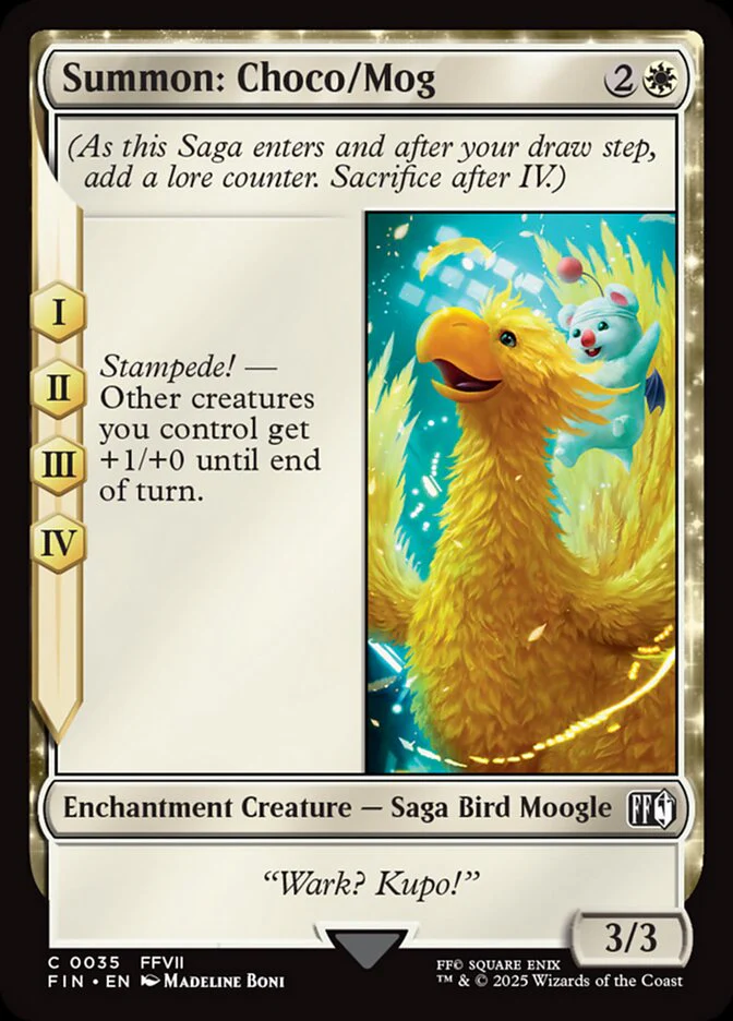 Summon: Choco/Mog (35) - [Foil] Final Fantasy (FIN)