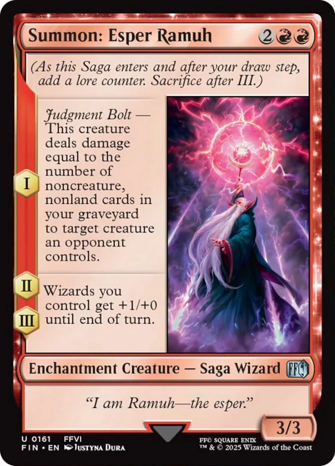 Summon: Esper Ramuh (161) - [Foil] Final Fantasy (FIN)